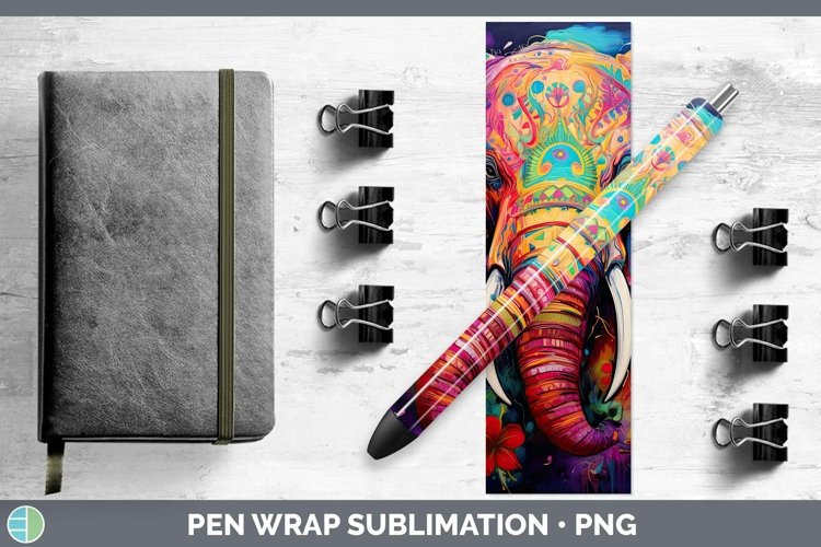 GorgeousNeon Pen Wrap design.
