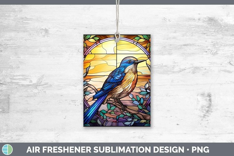 GorgeousStained Glass Bird Air Freshener design.