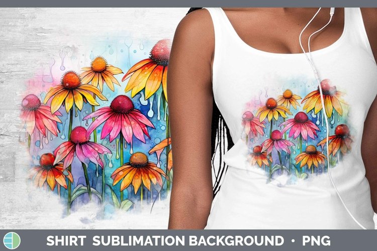 Watercolor Flowers Image 2