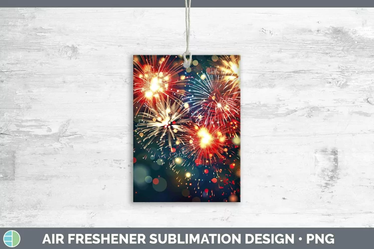 Patriotic Patriotic Air Freshener | Sublimation Car Freshene