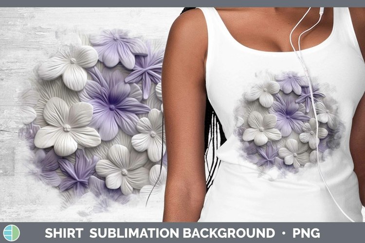 GorgeousWhite 3D Sculpture Shirt design.