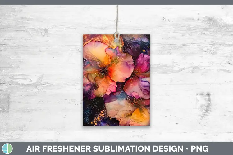Galaxy Begonia Air Freshener Sublimation Car Freshener Desig