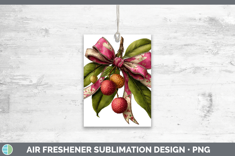 Fruit Bows Lychee Air Freshener Sublimation Car Freshener De