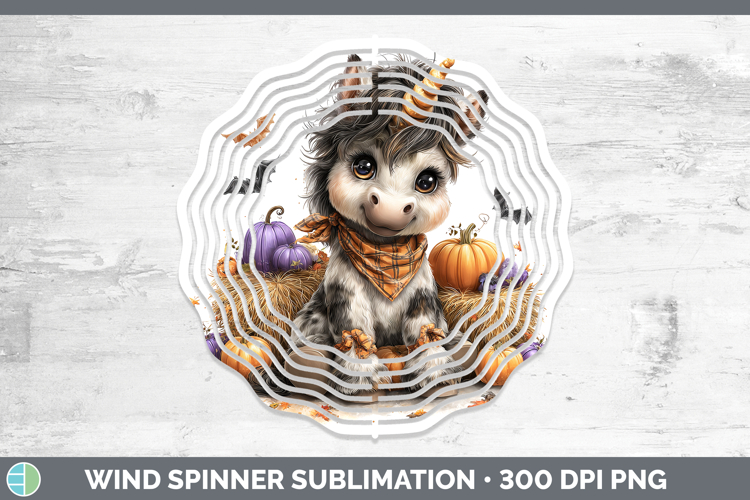 Animals Halloween Unicorn Wind Spinner Sublimation Spinner D