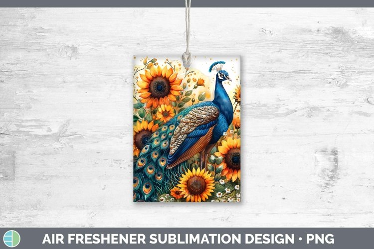 Autumn Boho Peacock Air Freshener Sublimation Car Freshener