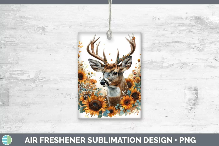 Autumn Boho Deer Air Freshener Sublimation Car Freshener Des