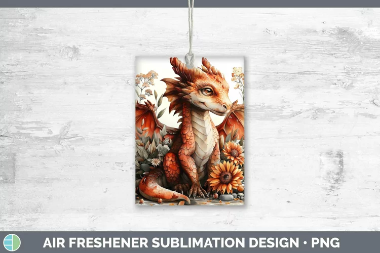 Autumn Boho Dragon Air Freshener Sublimation Car Freshener D