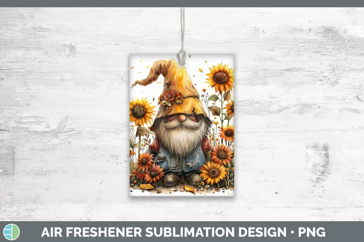 Autumn Boho Gnome Air Freshener Sublimation Car Freshener De