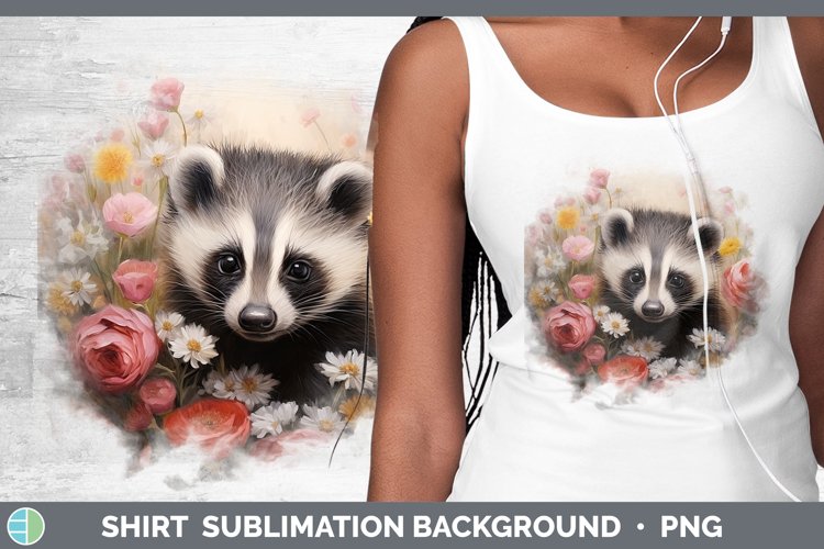 Boho Baby Badger Shirt Sublimation Sublimation Background De