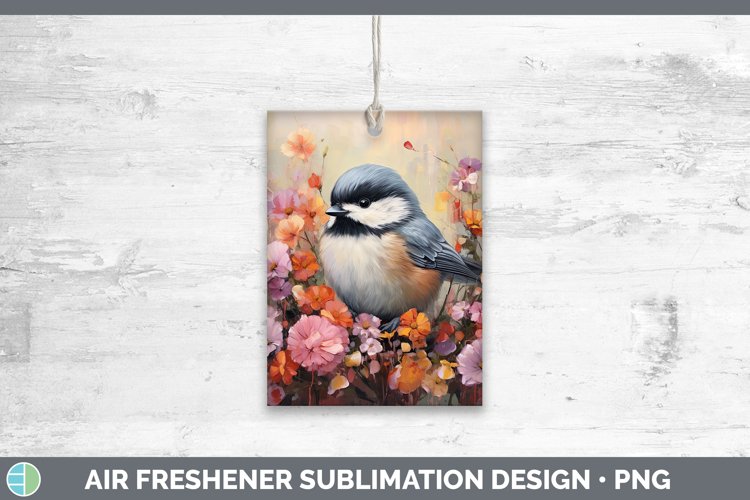 Boho Baby Chickadee Air Freshener Sublimation Car Freshener