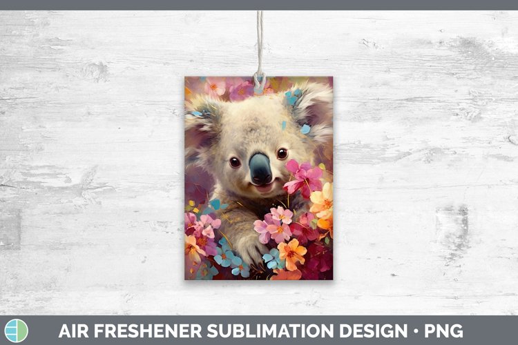 Boho Baby Koala Air Freshener Sublimation Car Freshener Desi