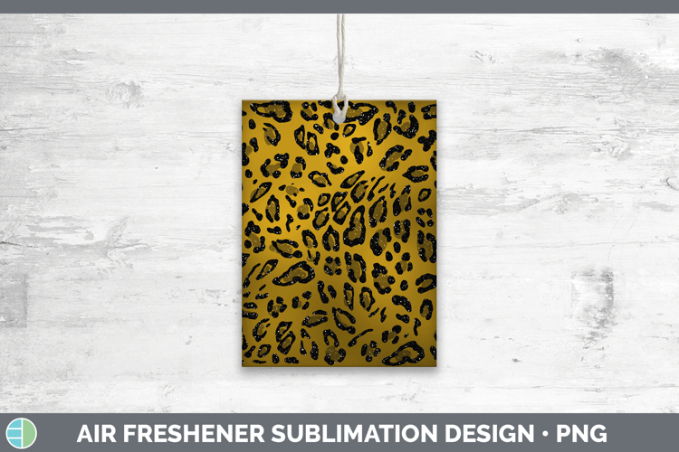 Animal Gold Leopard Air Freshener Sublimation Car Freshener