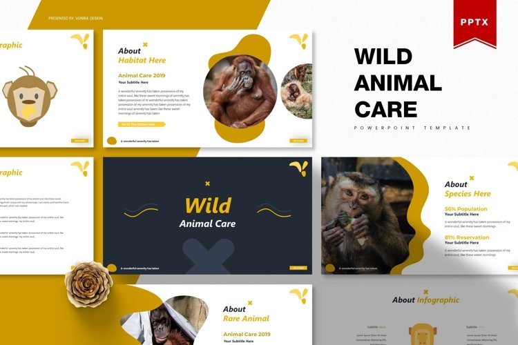 Wild Animal Care | Powerpoint, Keynote, GoogleSlides