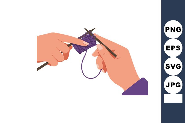 Knitting Clipart Image 4