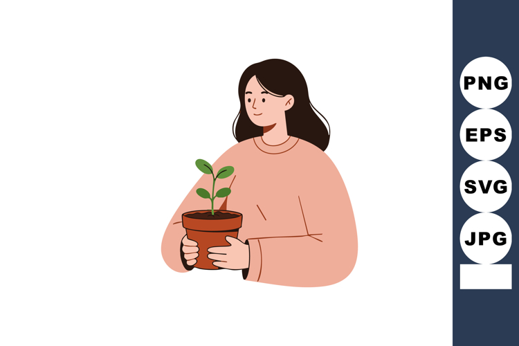 Potted Plant Clipart Image 2