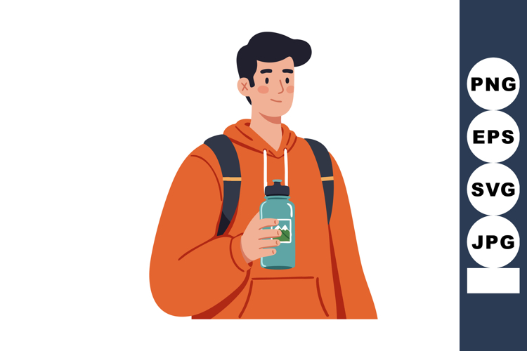 Water Bottle Clipart Image 23