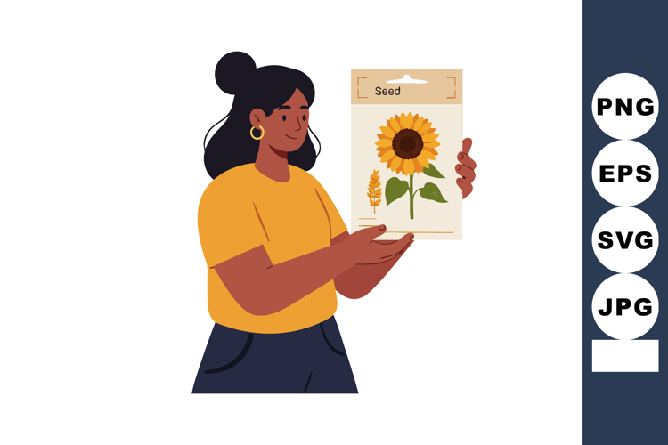 Sunflower Clipart Image 7