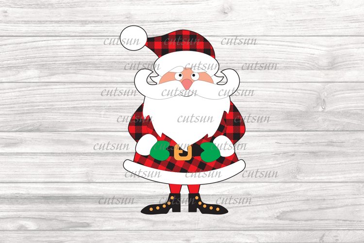 Christmas SVG | Santa SVG | Santa clip art example image 1