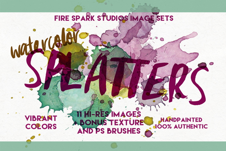 Watercolor Splatters