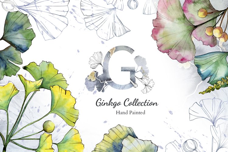 Watercolor Leaves Clipart Image 8