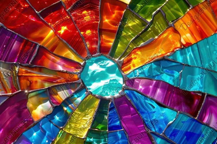 Stained Glass Texture Image 19