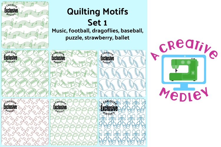 Quilting Designs Set 1 example image 1