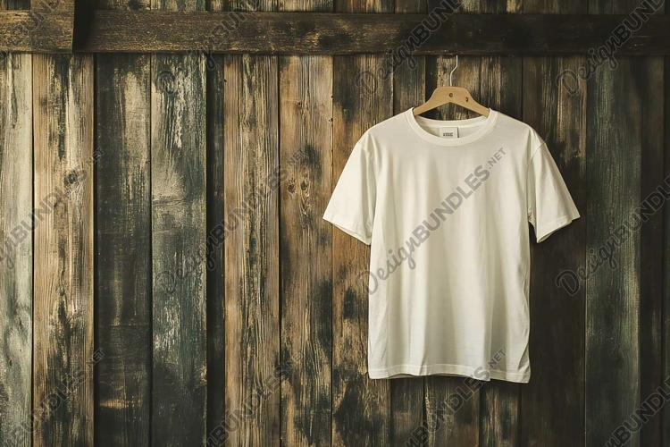 White Tshirt Mockup Image 4