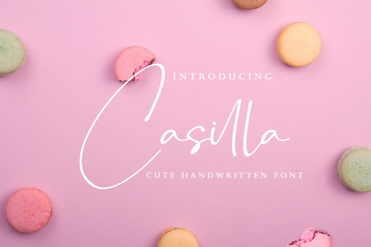 Casilla - Handwritten Font example image 1