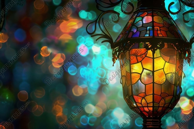 Stained Glass Texture Image 9