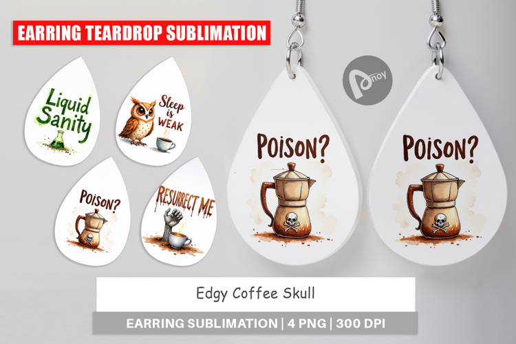 Sublimation Earring Designs Image 19