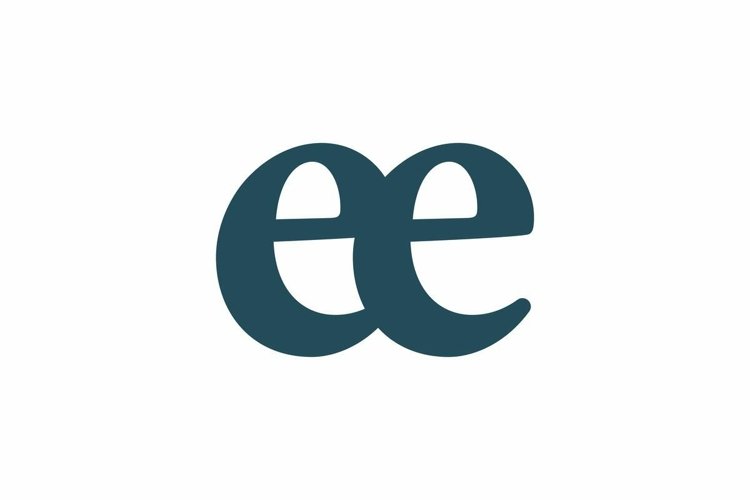 EE logo design vector template example image 1
