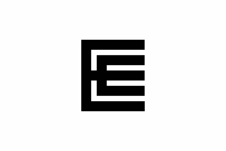EE logo design vector template example image 1
