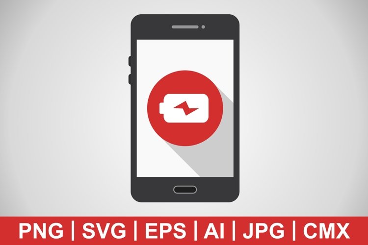 Vector Charging Mobile Application Icon example image 1