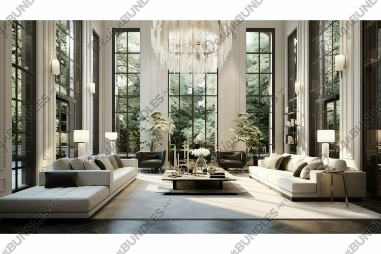 sleek contemporary interior room example image 1