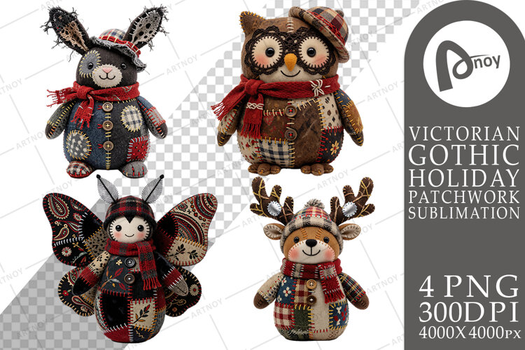 Woodland Plush Friends Sublimation example image 1