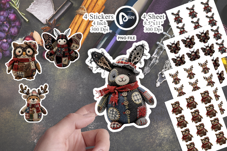 Woodland Plush Friends Sticker