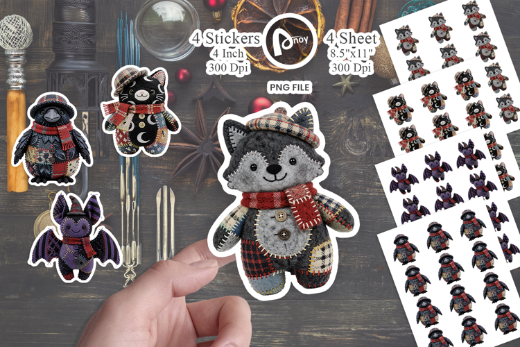 Woodland Plush Friends Sticker