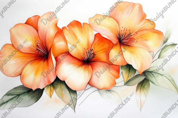 Hibiscus Bloom Background Wallpaper