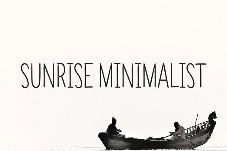 SUNRISE MINIMALIST example image 1