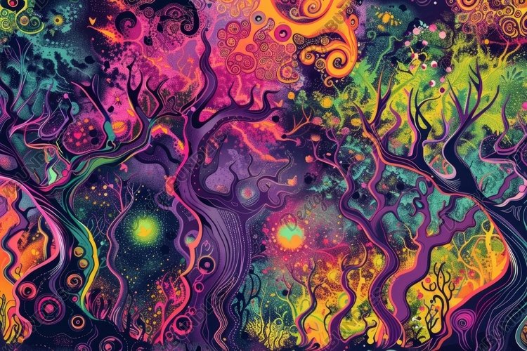 Psychedelic Background Image 4