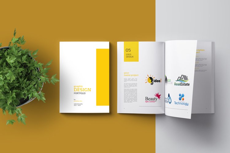 Graphic Design Portfolio Template example image 1