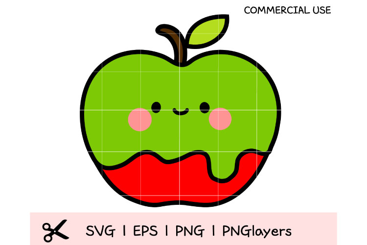 Caramel Apple Clipart Image 17