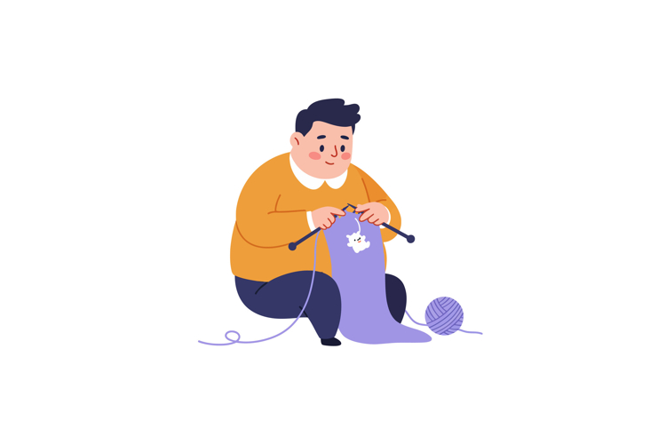 Knitting Clipart Image 9