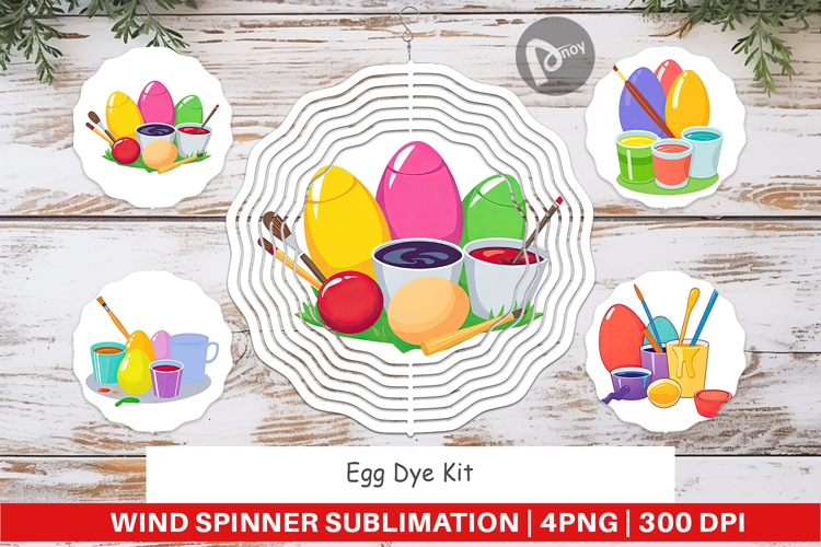 Wind Spinner Egg Dye Kit