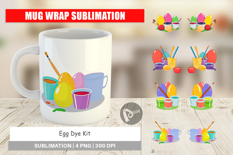 Mug Wrap Egg Dye Kit