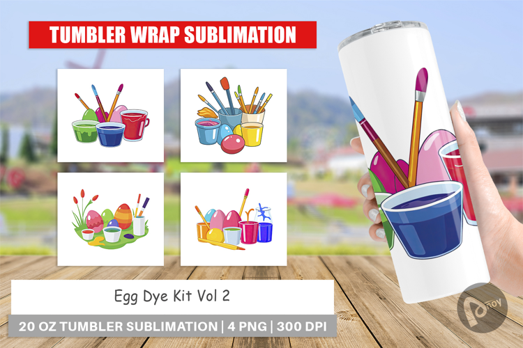 Tumbler Egg Dye Kit