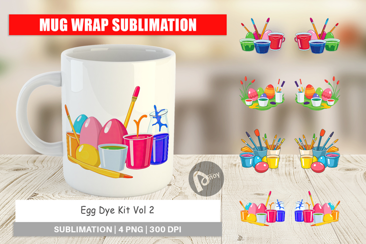 Mug Wrap Egg Dye Kit