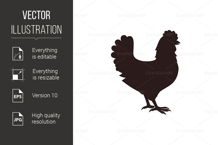 Chicken Silhouette