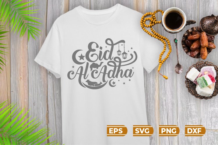 Eid al adha mubarak quotes SVG | Eid al adha svg SVG cut fil example image 1