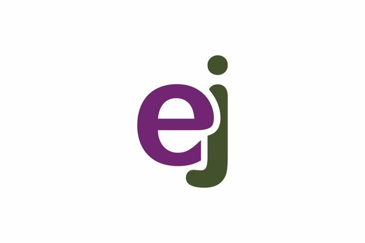 EJ logo design vector template example image 1